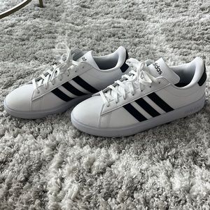 adidas White and Black Athletic Shoes